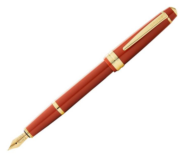 Cross Bailey Light fountain pen red with gold details