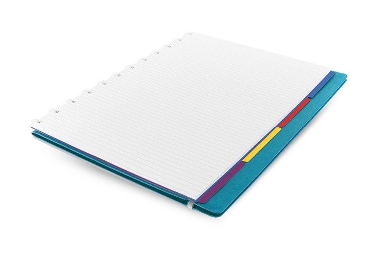 FILOFAX CLASSIC A4 notebook, lined block, light blue