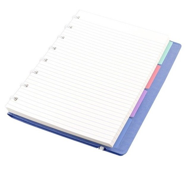 FiLOFAX CLASSIC Pastels A5 notebook, lined pad, pastel blue