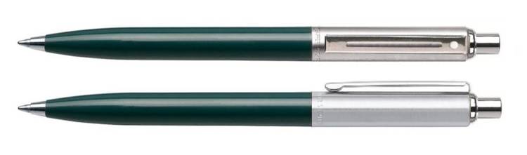 32151 Długopis Sheaffer Sentinel zielony, wykończenia niklowane