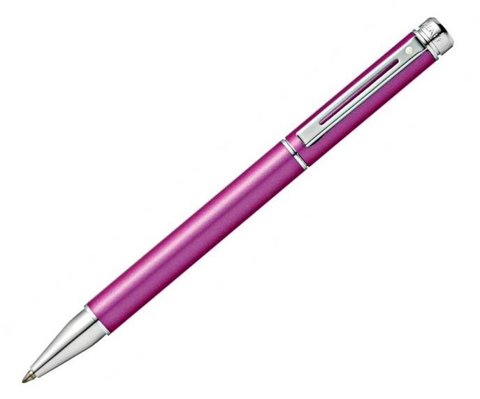 9156 Długopis Sheaffer kolekcja 200, różowy, wykończenia chromowane