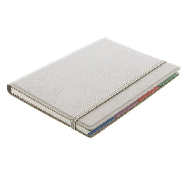 Notebook fILOFAX CLASSIC Pastels A5 blok w linie, pastelowy szary